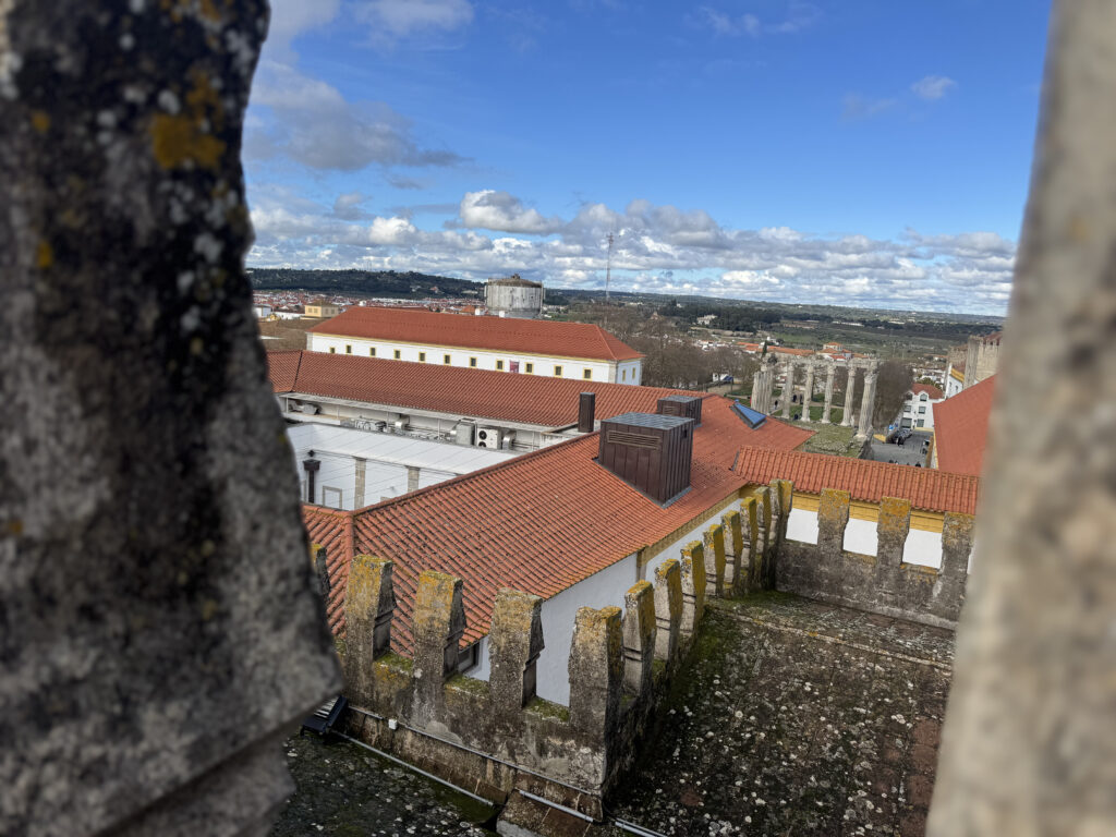 Vista de panorámica de Évora, capital del Alentejo, uno de los paraísos vinícolas de Portugal
