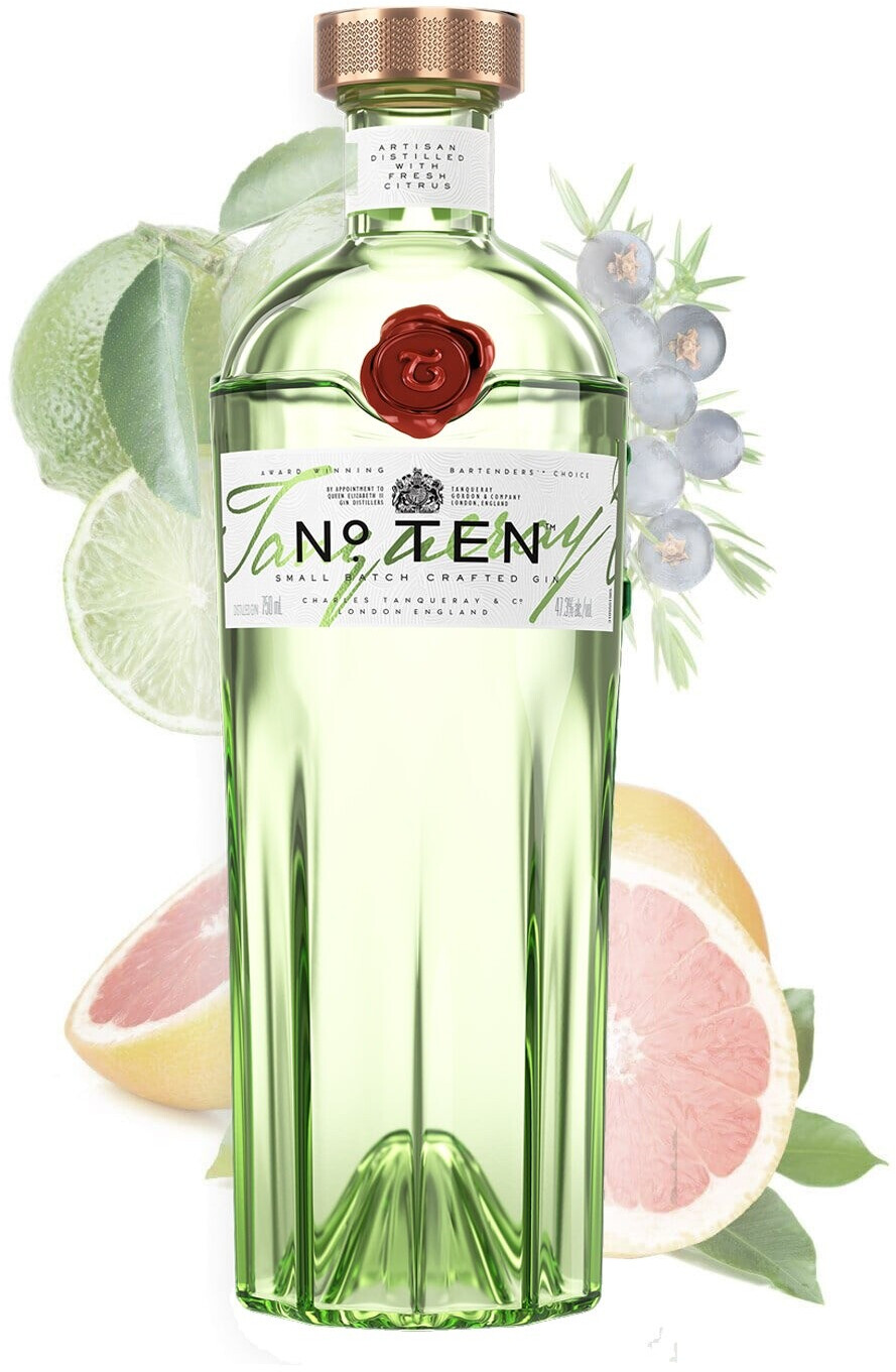 Tanqueray nº TEn ginebra de gran calidad london dry