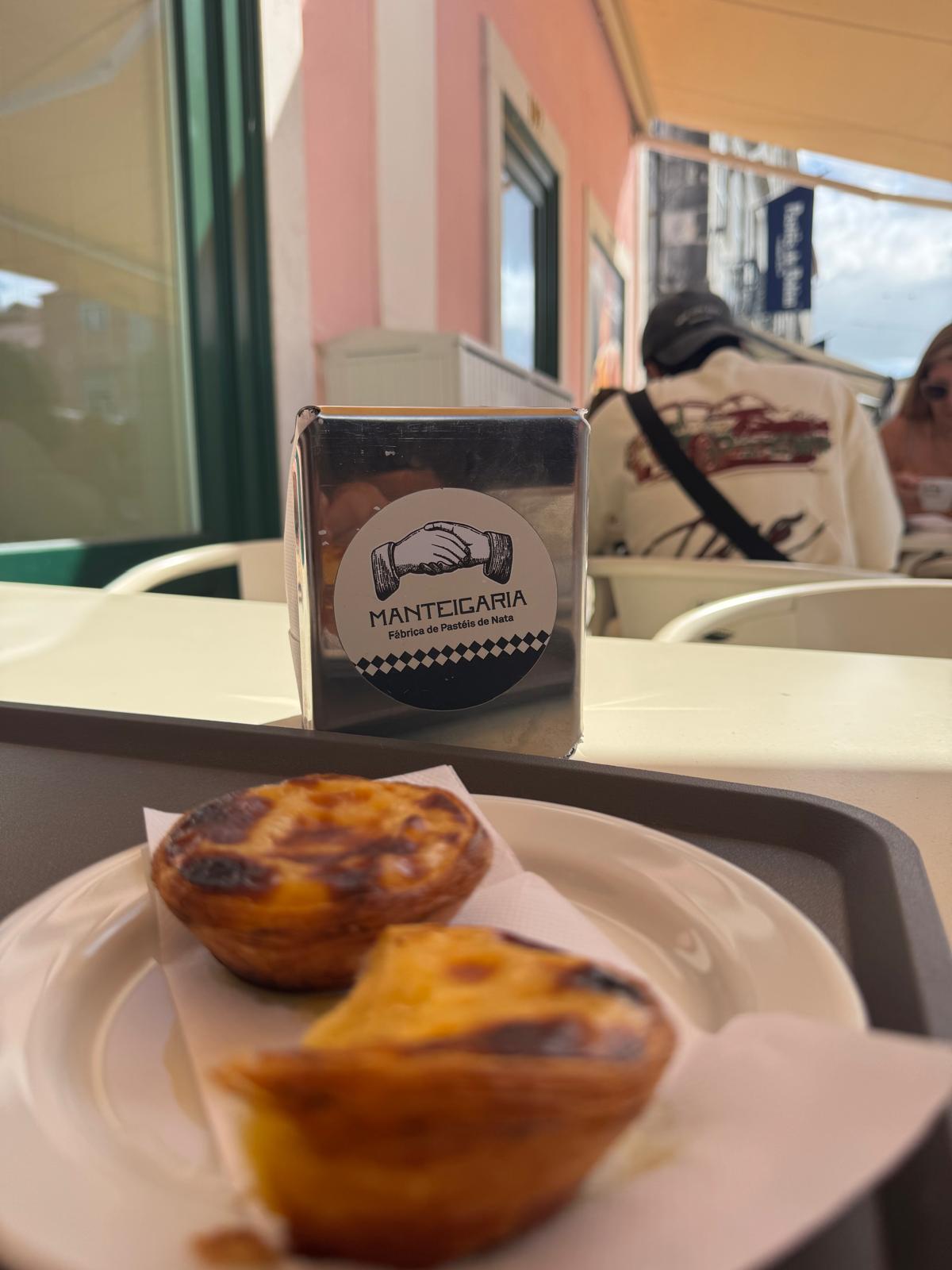 pastei de belem de la mantequería