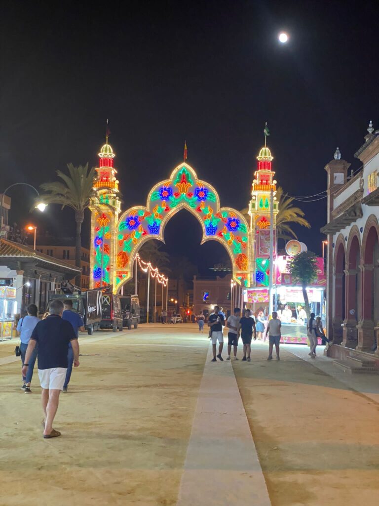 Imagen general de la Feria de la Manzanilla en Sanlúcar de Barrameda