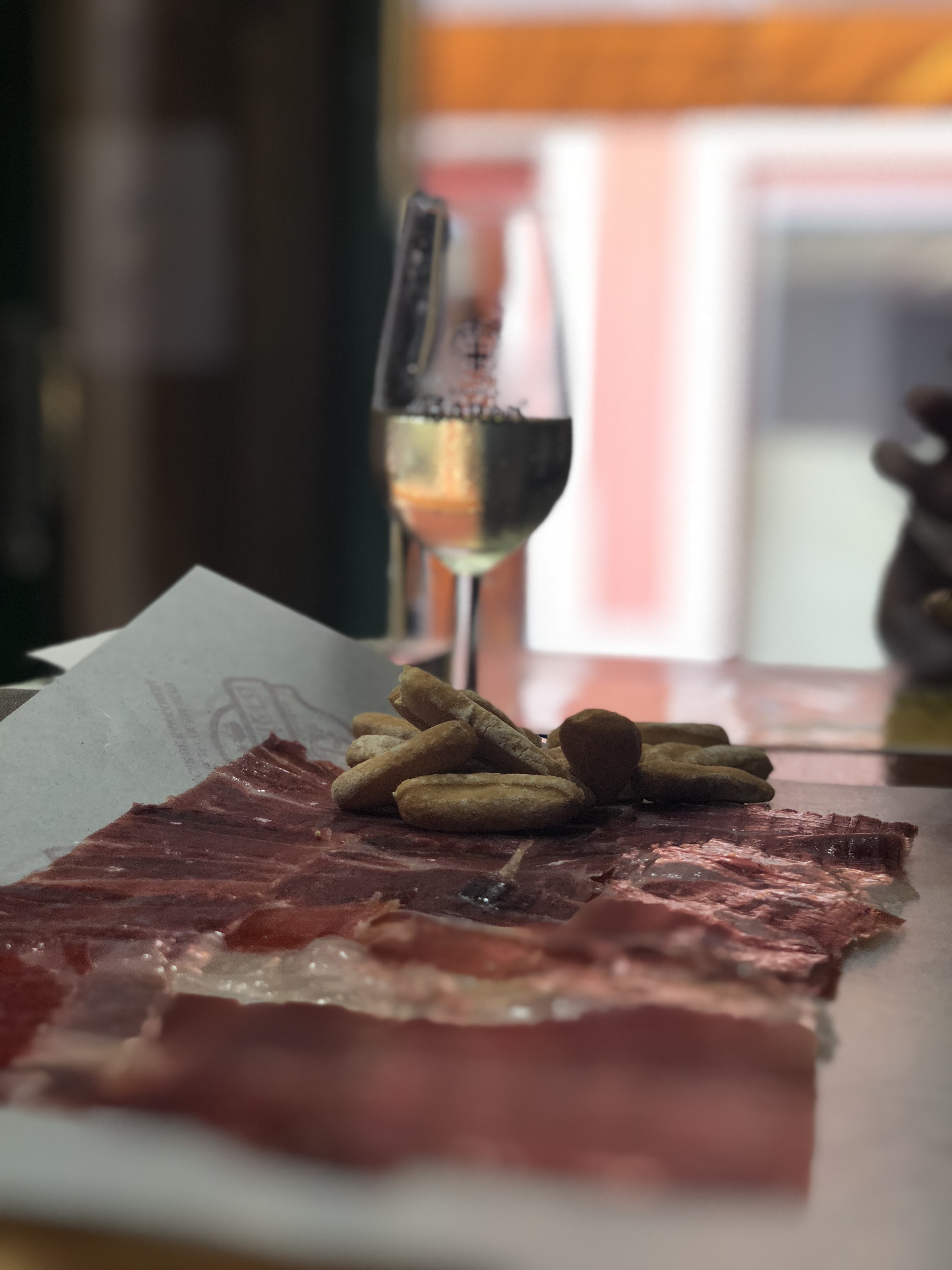 jamón ibérico de bellota en La Bellotera de Sanlúcar de Barrameda
