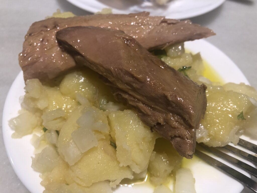 Papas aliñas de Barbiana las mejores de Sanlúcar de Barrameda