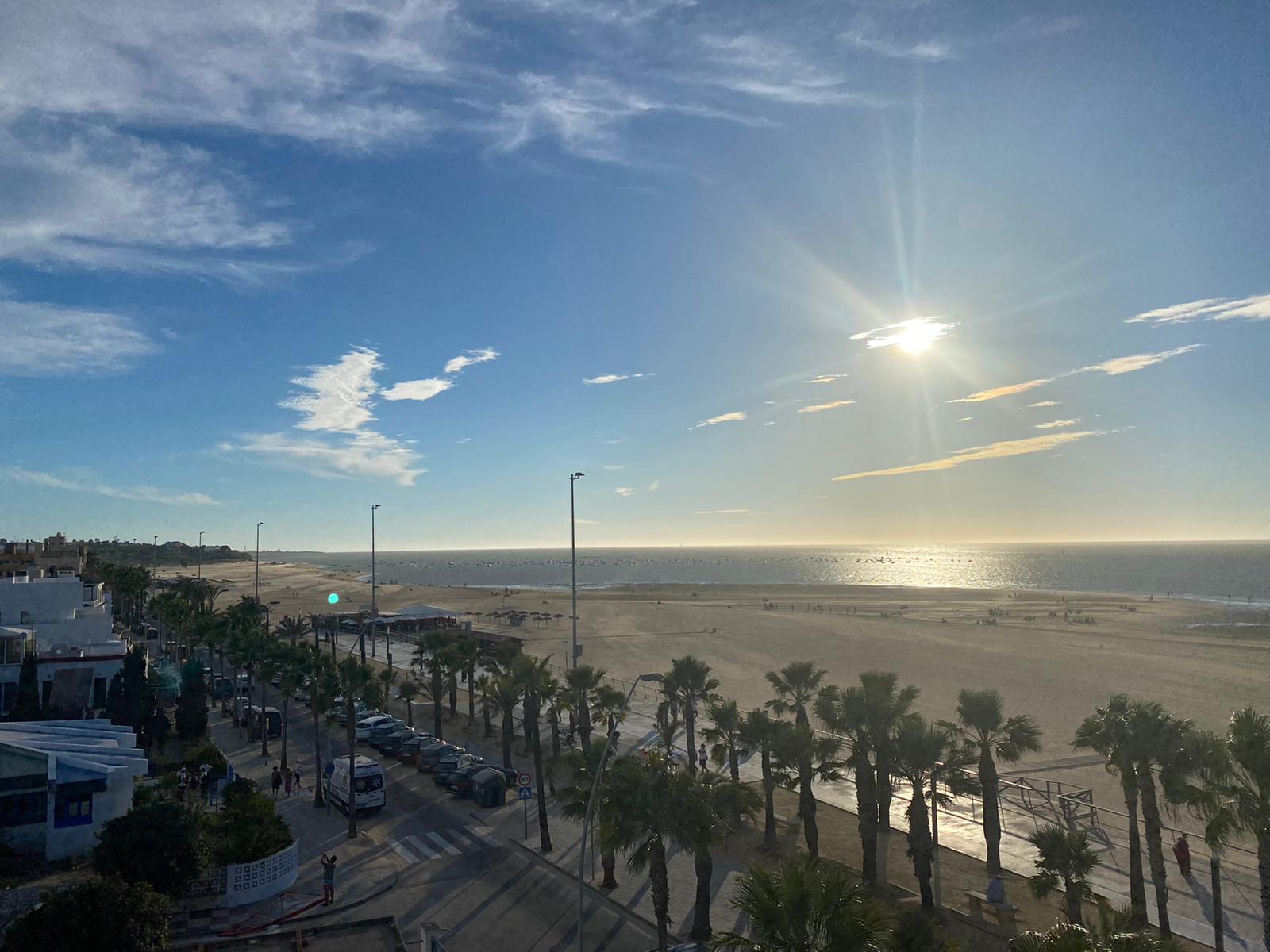 Playa de las piletas en Sanlúcar de Barrameda
