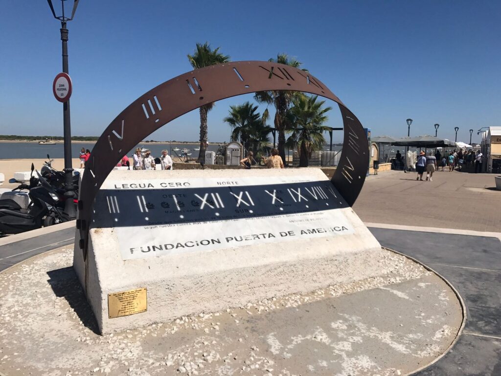 Reloj solar en Bajo Guía en Sanlúcar de Barrameda