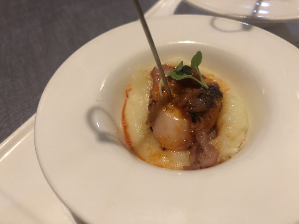 plato gastronomico en uno de los restaurantes de gijon