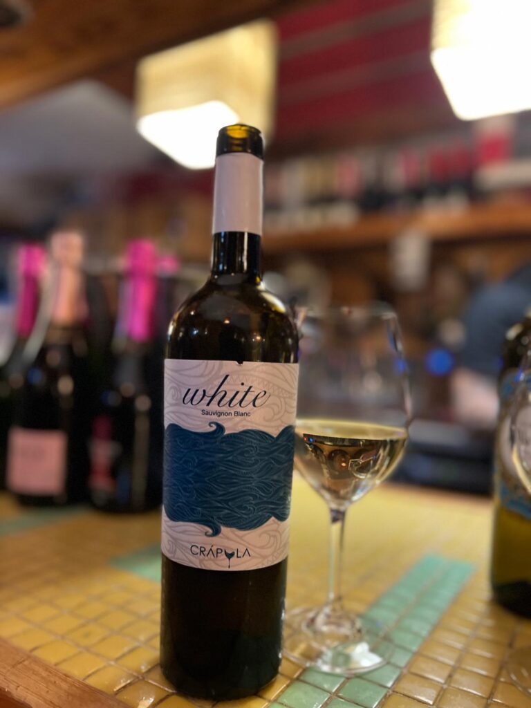 white sauvignon blanc de crápula en el cencerro de Xixón
