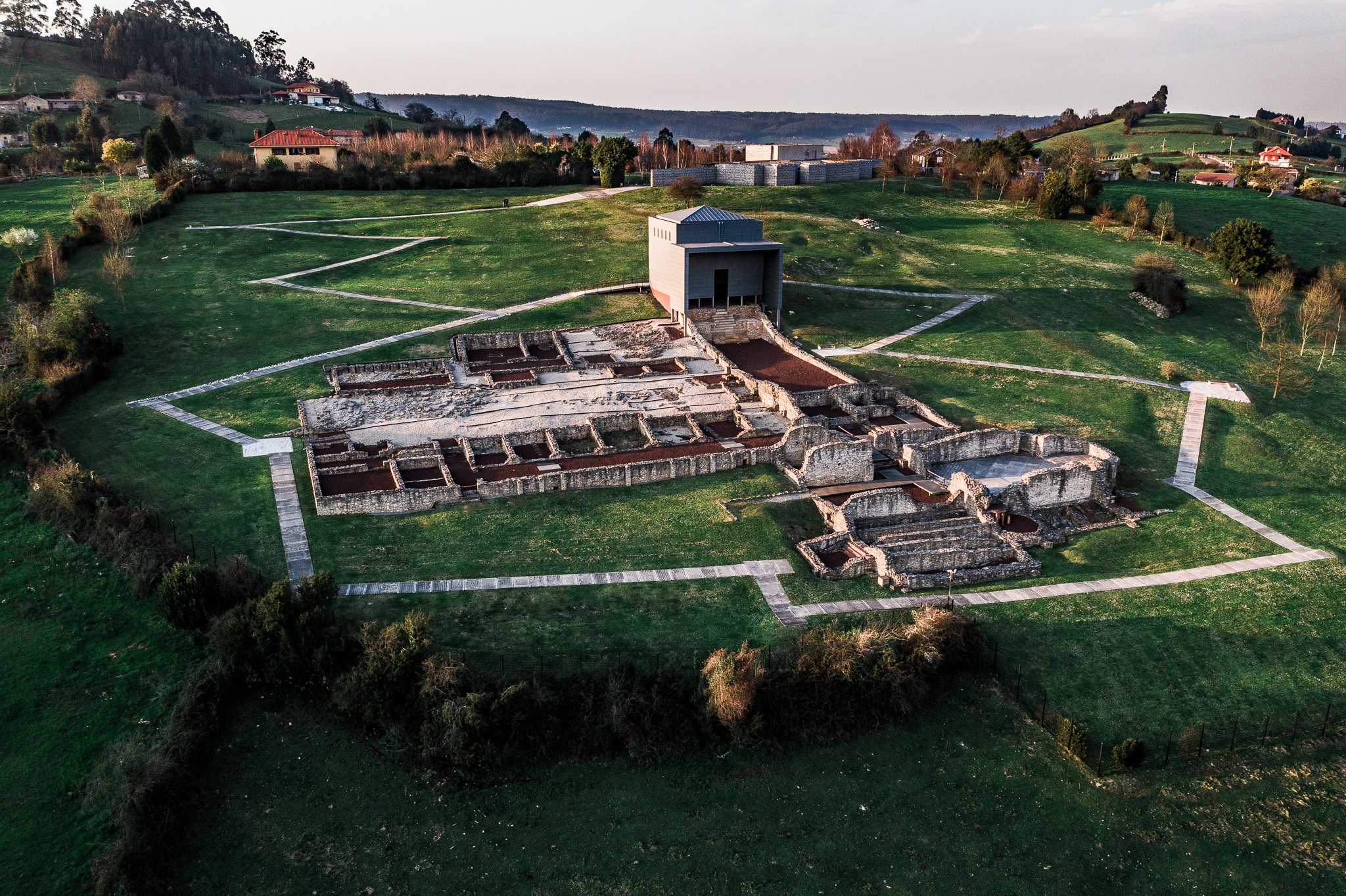villa romana de veranes en xixon