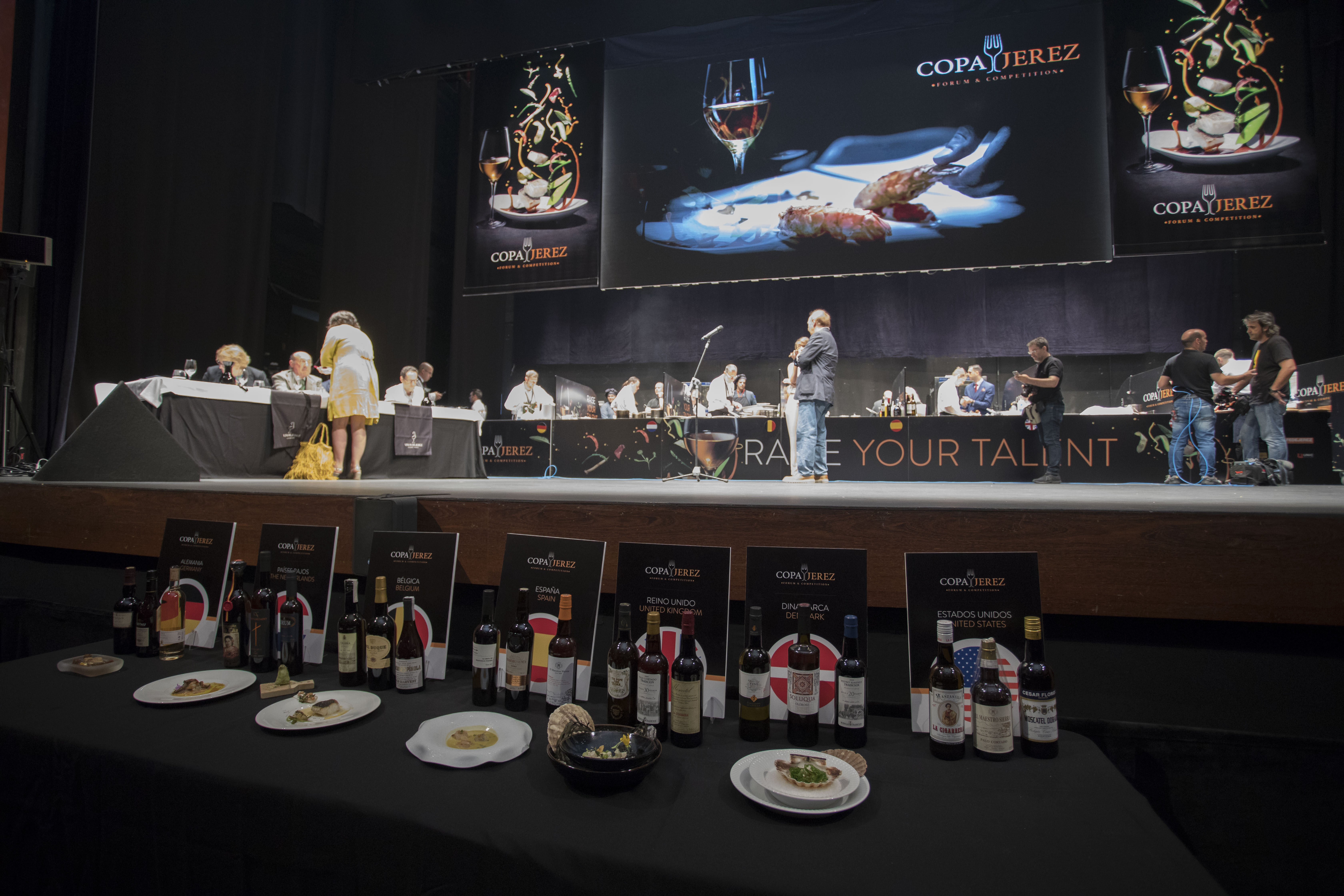 La XII Copa Jerez ya tiene finalistas en España. Los equipos de chef y sumiller procedentes de Aleia** (Barcelona), Monastrell* (Alicante) y René (Málaga)