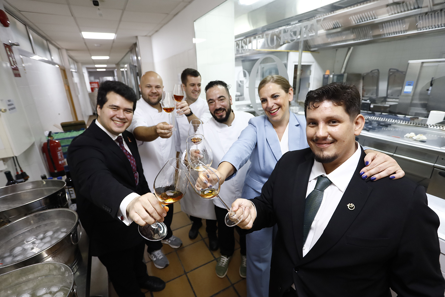 Equipo del restaurante rené málaga ganador de la copa jerez 2026