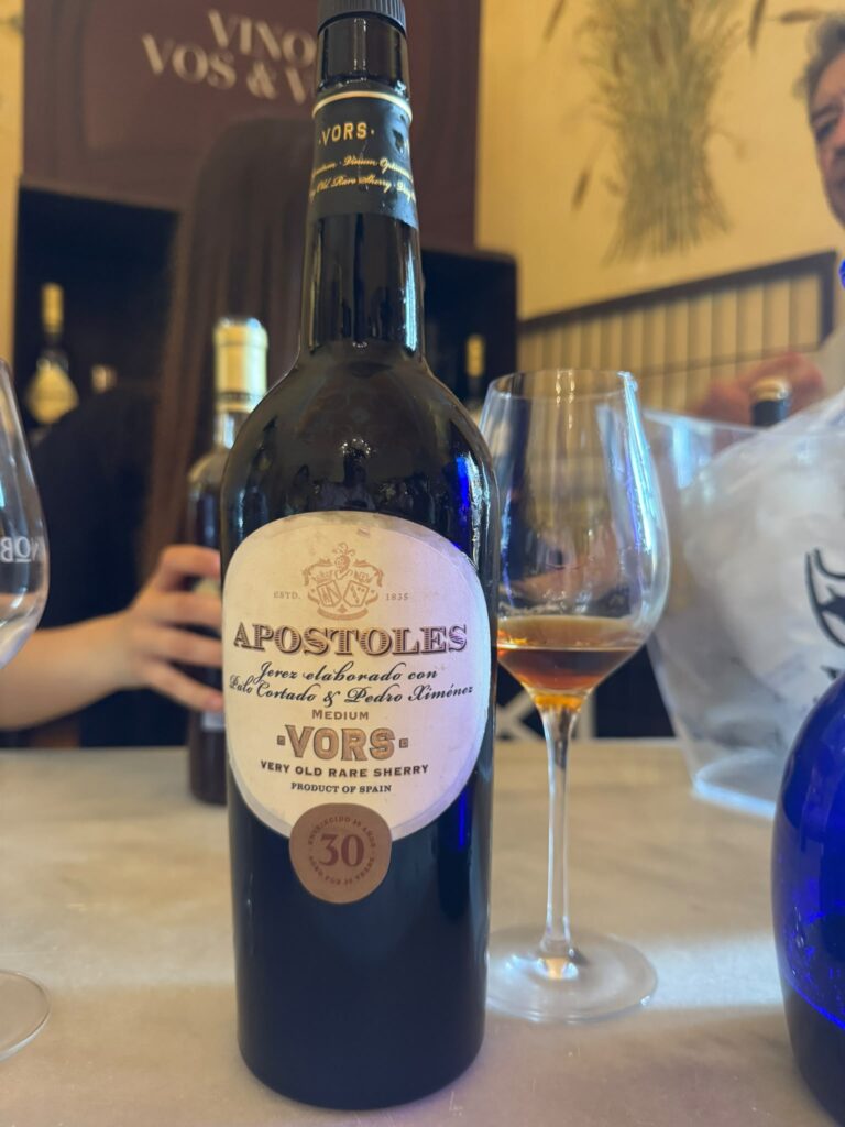 apostoles vors 30 años palo cortado con pedro ximenez