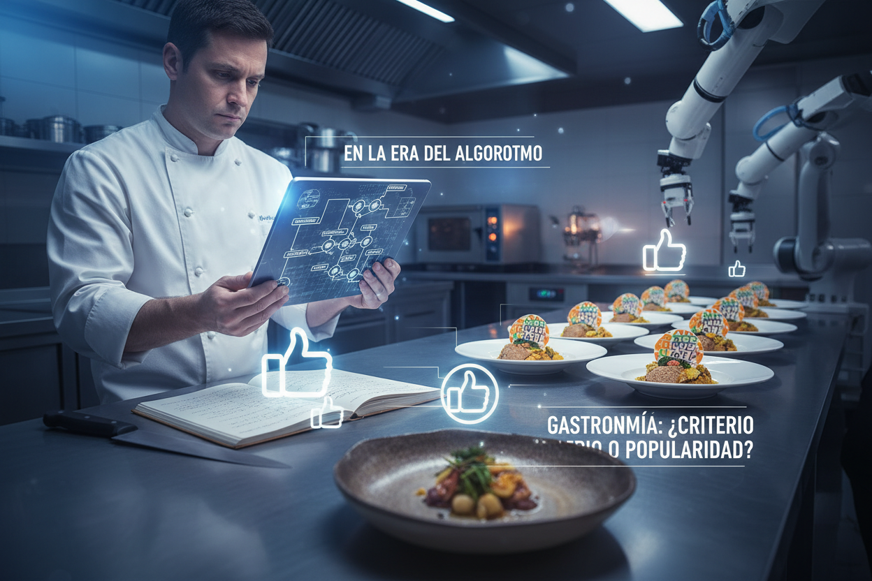 En la era del algoritmo, la gastronomía corre el riesgo de sustituir el criterio por la popularidad