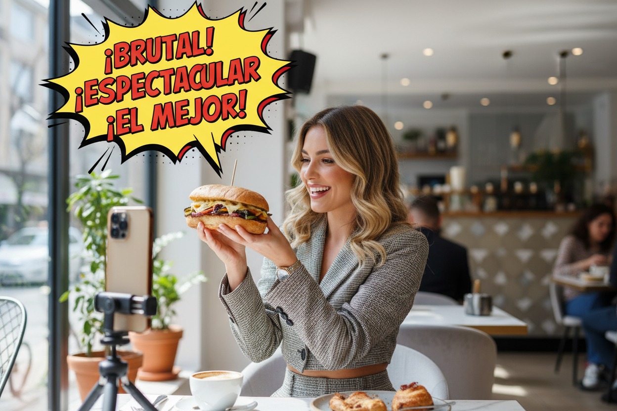 los influencer utilizan un lenguaje básico y siempre parecido para describir la gastronomía